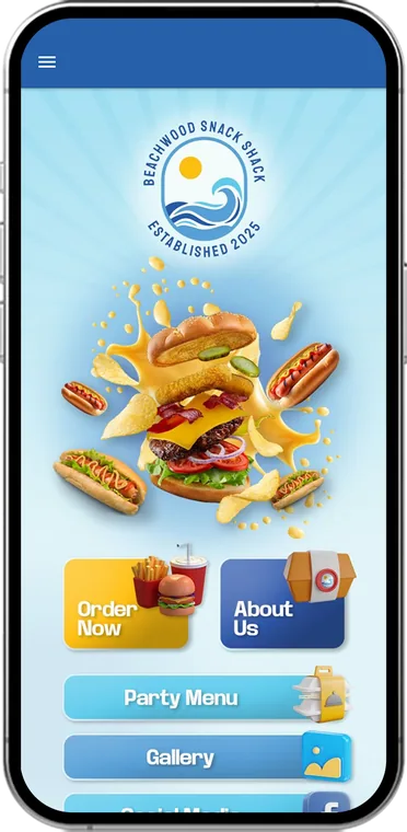Mobile app screen